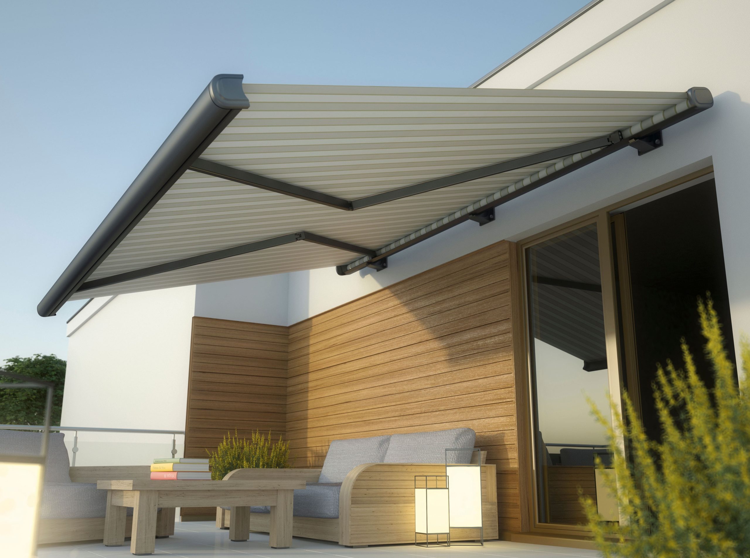 Custom retractable awnings installation in Bel Air